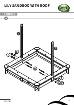 Предварительный просмотр 8 страницы Axi LILY SANDBOX WITH ROOF Instruction Manual