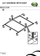 Предварительный просмотр 9 страницы Axi LILY SANDBOX WITH ROOF Instruction Manual