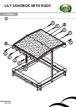 Предварительный просмотр 12 страницы Axi LILY SANDBOX WITH ROOF Instruction Manual