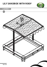 Предварительный просмотр 13 страницы Axi LILY SANDBOX WITH ROOF Instruction Manual