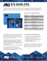 Preview for 3 page of Axi STS 6000-P35 Instruction, Operating, & Maintenance Manual