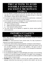 Preview for 3 page of Axia INT 23 TFT MWO Instructions Manual