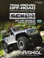 Axial SCX10 2012 Jeep Wrangler Unlimited Rubicon Instruction Manual preview