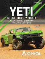 Preview for 1 page of Axial Yeti SCORE Trophy Truck Instruction Manual