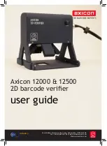 Axicon 12000 2D VERIFIER User Manual preview