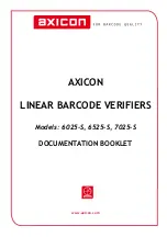 Предварительный просмотр 1 страницы Axicon 6025-S Documentation Booklet