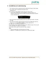 Предварительный просмотр 9 страницы axing EoC 1-01 Ethernet over Coax Operation Instructions Manual