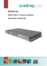 Preview for 25 page of axing HKM 40-0 Series Operation Instructions Manual