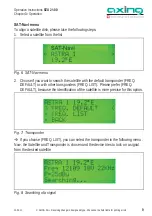 Preview for 9 page of axing SAT-Navi Operation Instructions Manual