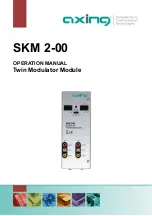 Предварительный просмотр 11 страницы axing SKM 2-00 Operation Manual