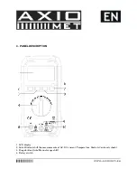 Предварительный просмотр 4 страницы Axio MET AX-102 User Manual