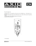 Предварительный просмотр 22 страницы Axio MET AX-160IP User Manual