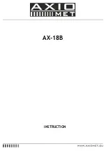 Axio MET AX-18B Instruction Manual preview