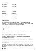 Preview for 3 page of Axio MET AX-355 Instruction Manual