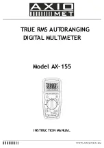 Axio AX-155 Instruction Manual preview