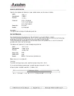 Предварительный просмотр 30 страницы Axiohm 12V User Manual