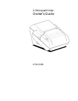 Предварительный просмотр 1 страницы Axiohm A714 Owner'S Manual