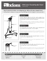 Preview for 1 page of Axiom Audio FMS Center Channel Owner'S Manual