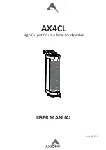 Axiom AX4CL User Manual предпросмотр