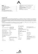 Preview for 4 page of Axiom AX4CL User Manual