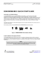 Preview for 1 page of Axiom DEMO9RS08KB12 Quick Start Manual