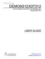 Preview for 1 page of Axiom DEMO9S12XDT512 User Manual