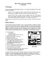 Предварительный просмотр 3 страницы Axiom MC13192U Hardware User'S Manual