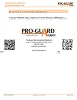 Предварительный просмотр 22 страницы Axiom PRO-GUARD Operation & Maintenance Manual