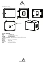 Предварительный просмотр 2 страницы Axiom SW18AP User Manual