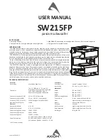 Axiom SW215FP User Manual preview