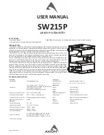 Axiom SW215P User Manual preview