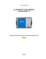 Предварительный просмотр 1 страницы Axioma QALCOSONIC F2 Technical Description, Installation And User Instructions