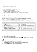 Предварительный просмотр 4 страницы AXIOMET AX-3005PQ Manual