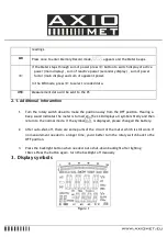 Preview for 4 page of AXIOMET AX-3550 Instruction Manual