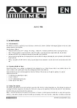 AXIOMET AX-C705 User Manual предпросмотр