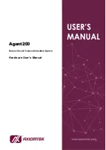 AXIOMTEK Agent200 User Manual preview