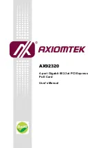 Предварительный просмотр 1 страницы AXIOMTEK AX92320 User Manual