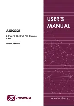 AXIOMTEK AX92324 User Manual предпросмотр