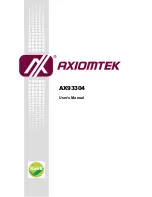 Preview for 1 page of AXIOMTEK AX93304 User Manual