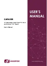 AXIOMTEK CAPA55R User Manual preview