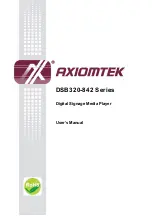 AXIOMTEK DSB320-842 Series User Manual preview