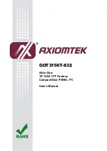 Предварительный просмотр 1 страницы AXIOMTEK GOT3156T-832 User Manual