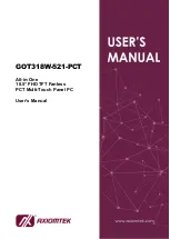 Предварительный просмотр 1 страницы AXIOMTEK GOT318W-521-PCT User Manual