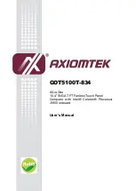 AXIOMTEK GOT5100T-834 User Manual preview