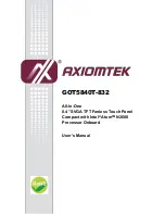 AXIOMTEK GOT5840T-832 User Manual preview