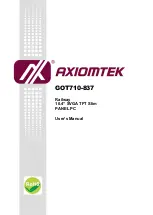 AXIOMTEK GOT710-837 User Manual preview