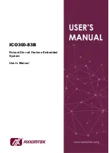 Preview for 1 page of AXIOMTEK ICO300-83B User Manual