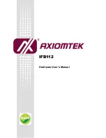 Preview for 1 page of AXIOMTEK IFB112 Hardware User Manual