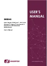 AXIOMTEK IMB540 User Manual preview