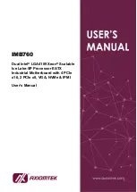 AXIOMTEK IMB760 User Manual preview